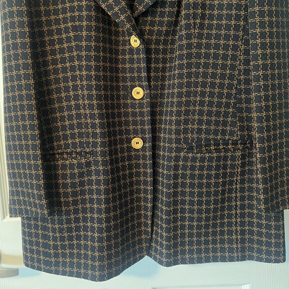 Blu's Designer 100% High-Quality Wool Women's Pant Suit Size 14! - Picture 2 of 16